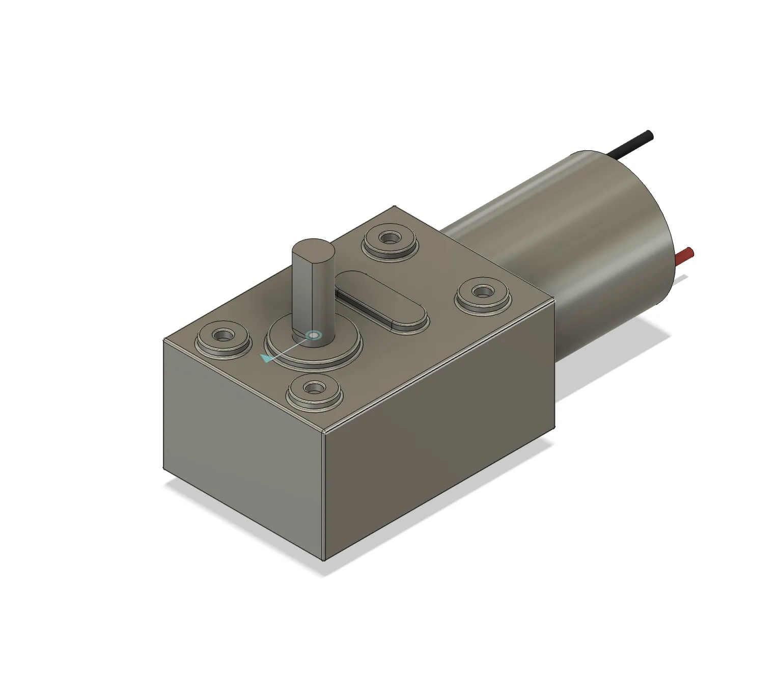 Động cơ DC 12V với hộp số 66 RPM