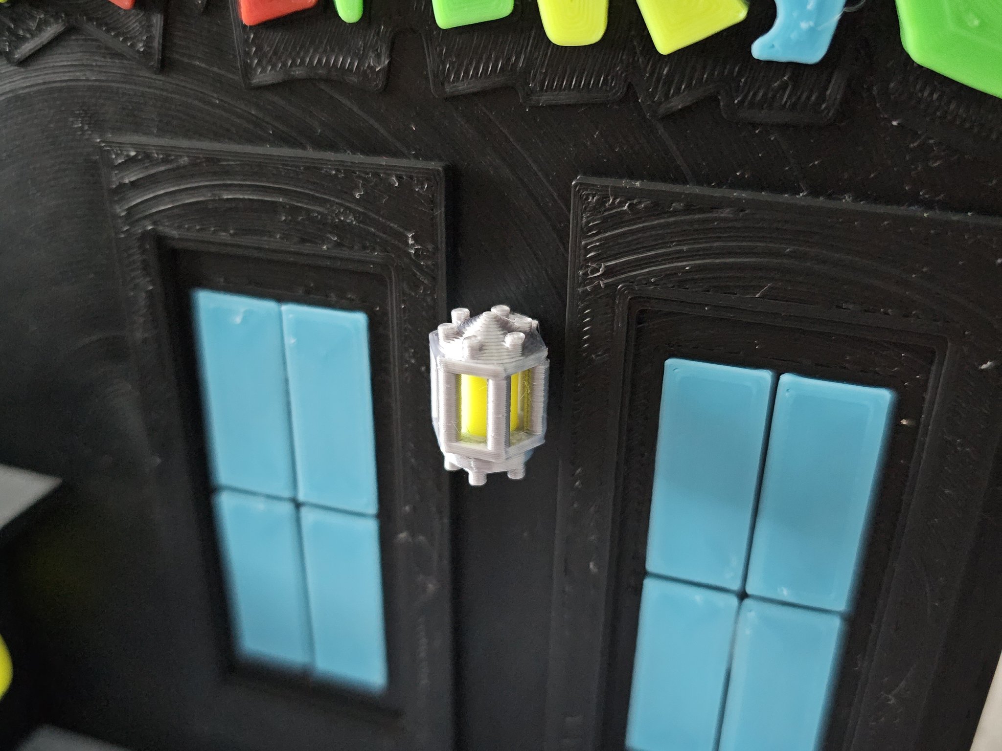 Đèn Mario trong thế giới ma quái cho diorama