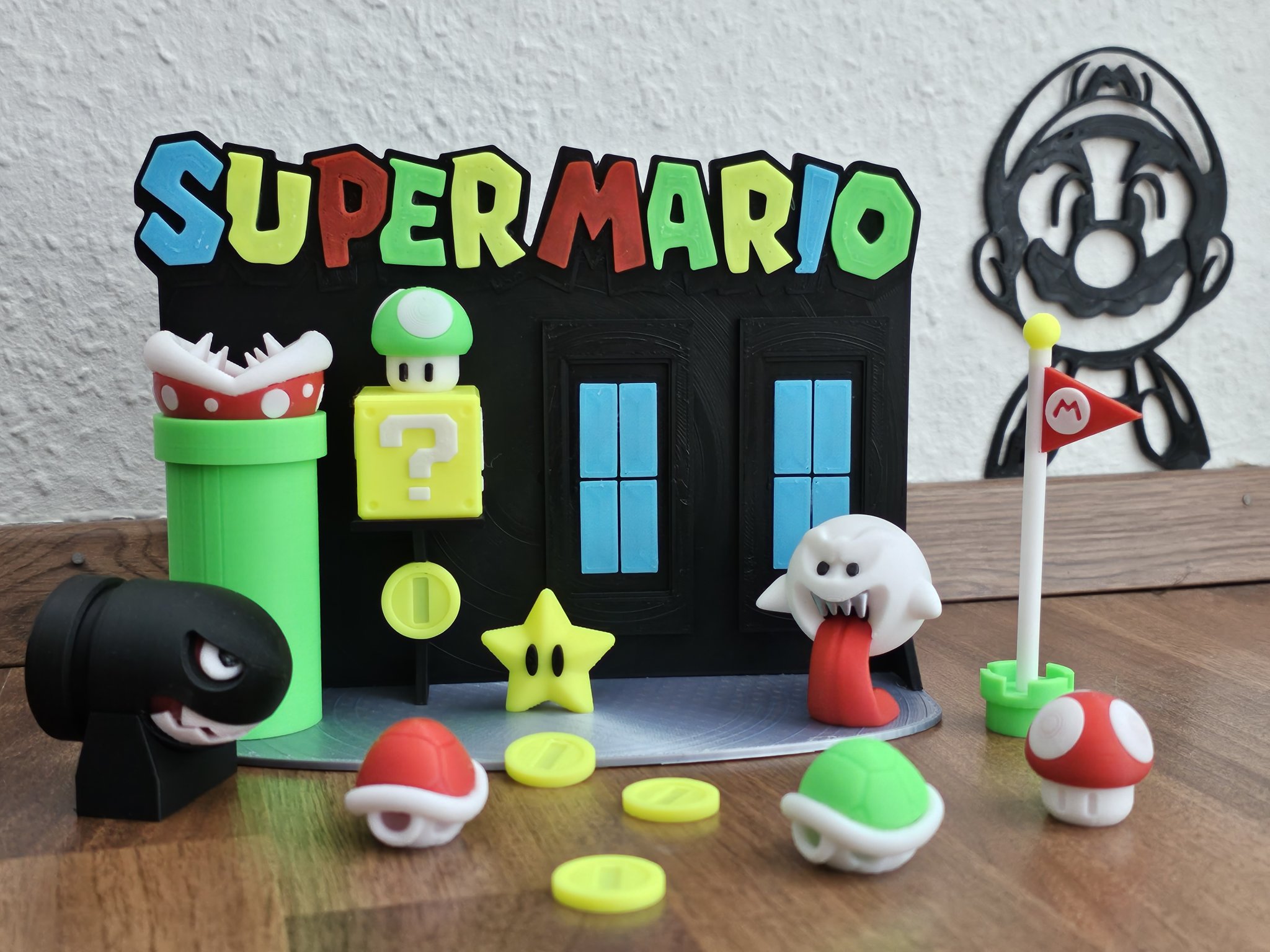 Bộ đồ chơi Diorama Thế giới Ma Mario