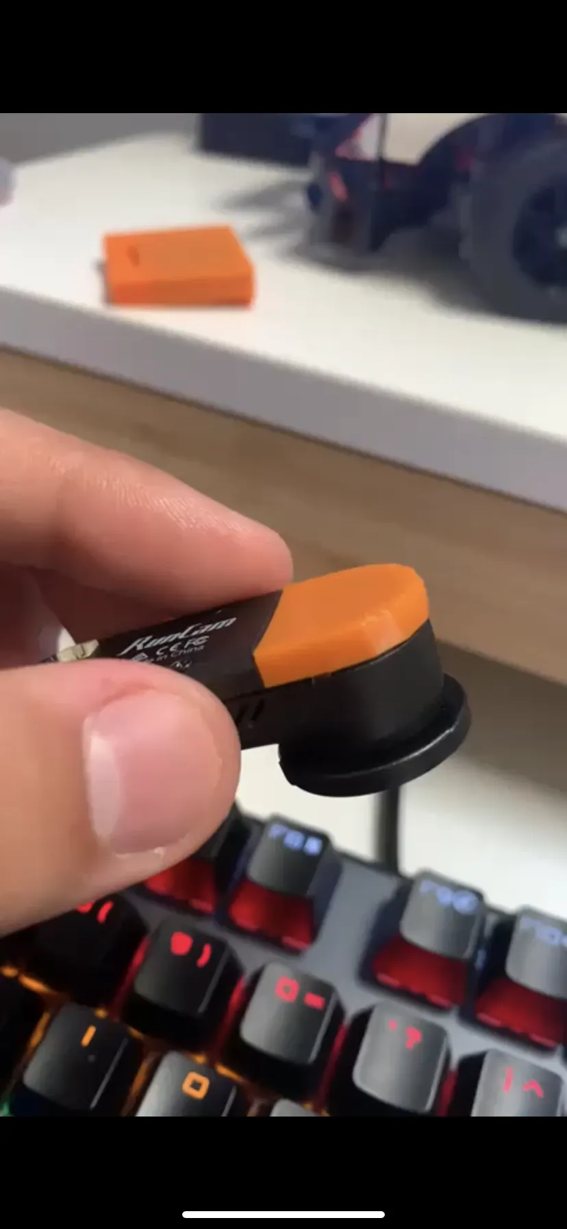 Nắp lưng cho Runcam thumb bằng vật liệu PLA+