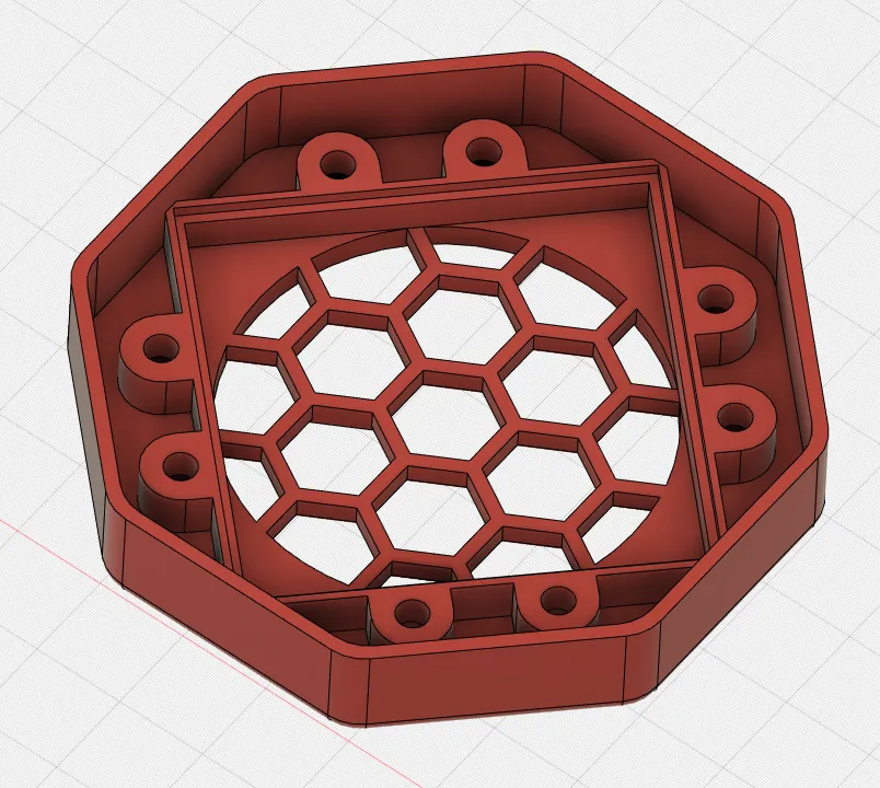 Quạt lắp dưới hộp điện tử Prusabox