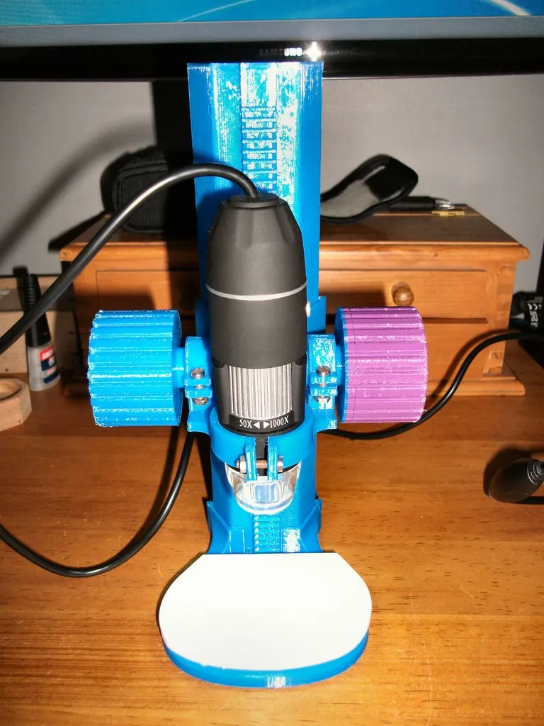 Giá đỡ mở rộng và bề mặt bàn cho chân đế kính hiển vi USB