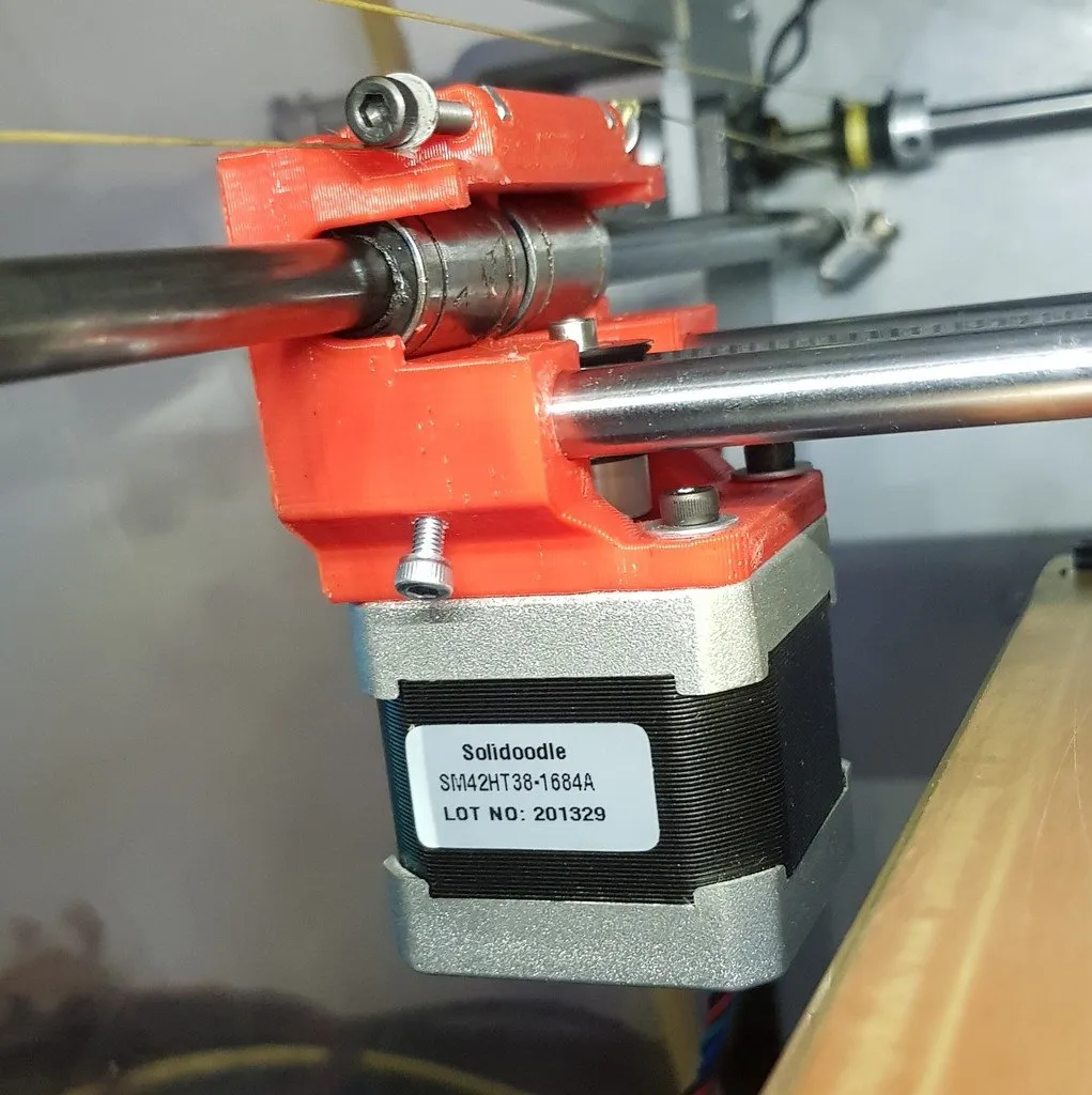 Giá đỡ x carriage cho động cơ nema17 trên Solidoodle 3