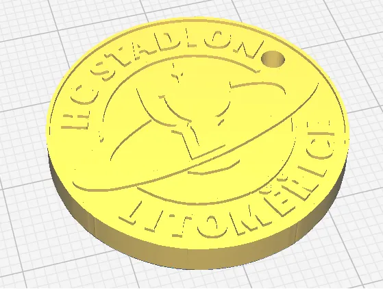 **Móc khóa logo sân vận động HC Litoměřice**