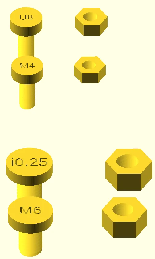 Thước đo ren mét cho đai ốc và bu lông (có cả hệ inch)