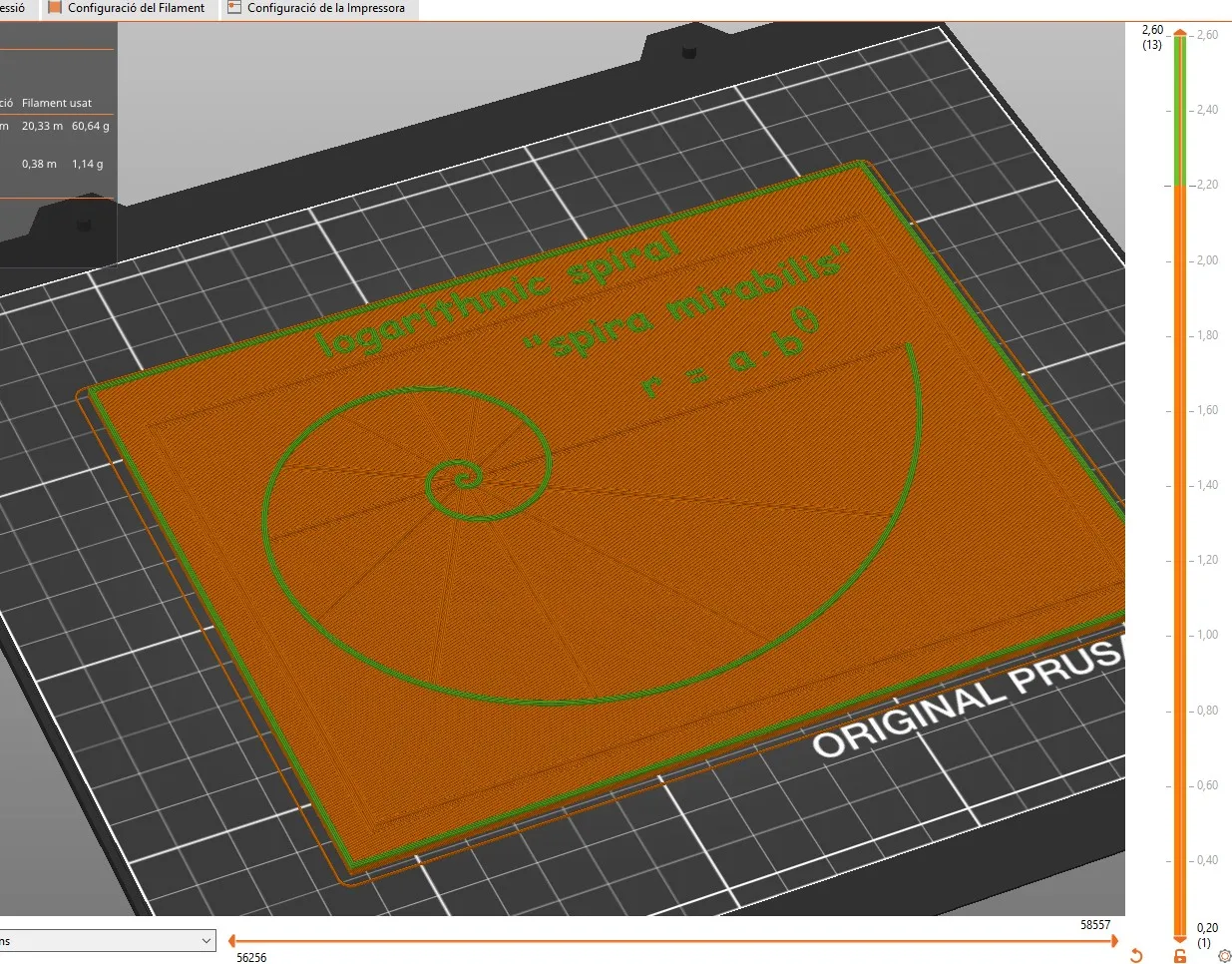 Vòng xoắn logarit với tính chất hình học tuyệt đẹp