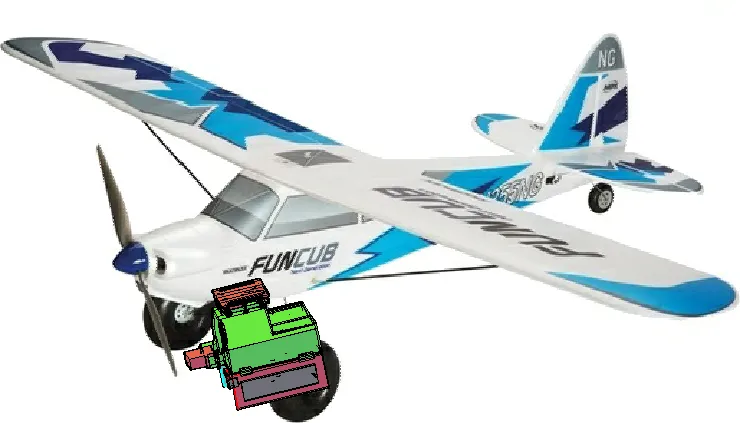 Nắp thả dù mới cho Multiplex FunCub NG