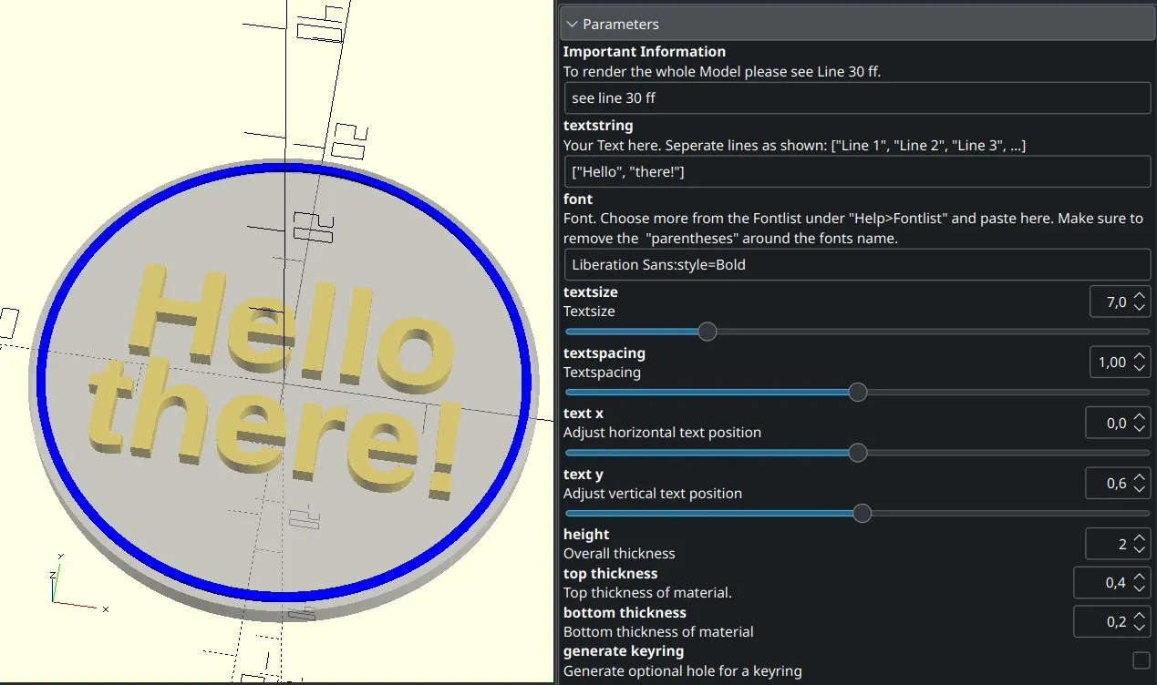 Đồng xu bí mật - Tùy chỉnh thông điệp ẩn