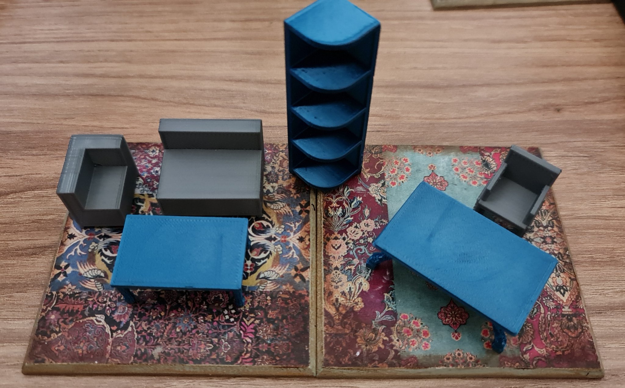 Bộ đồ nội thất cho ngôi nhà búp bê thiết kế riêng