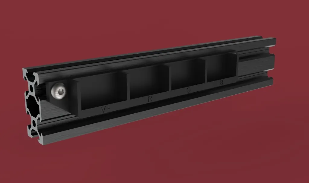 Giá đỡ kết nối Wago 5 chiều cho thanh nhôm 2040