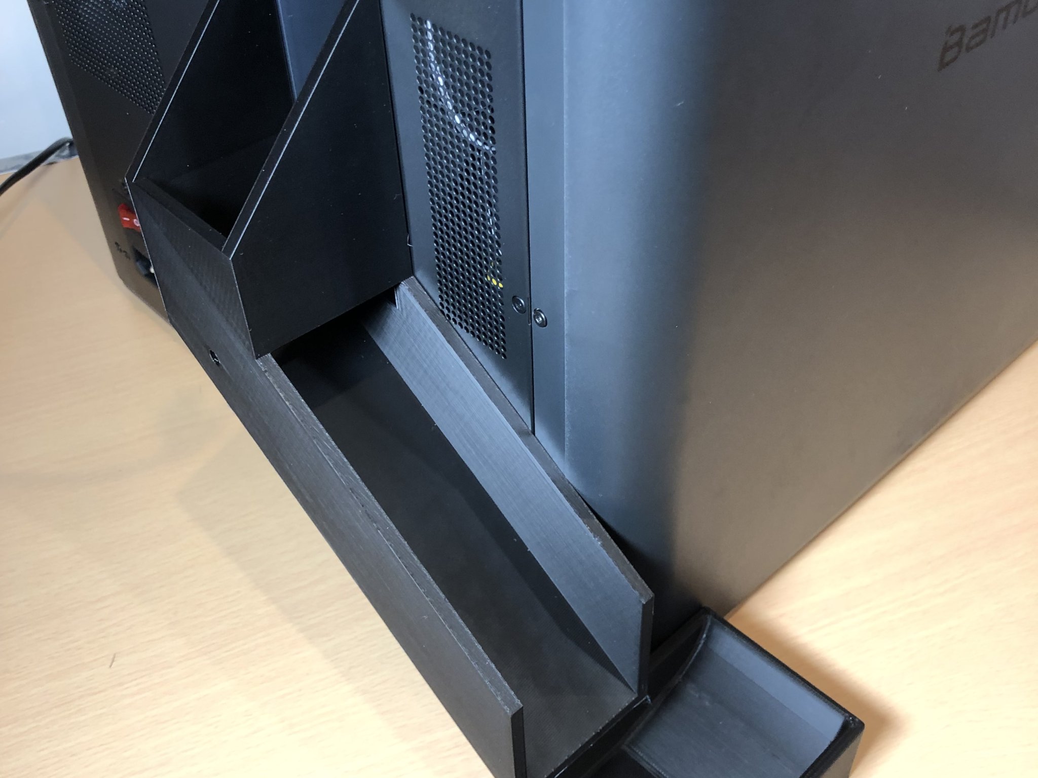 Bộ ống xả phân 3D gắn trên cho máy in Bambulab P1S, P1P