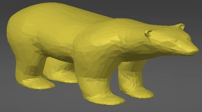 Gấu Bắc Cực đơn giản từ Tinkercad