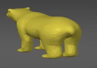 Gấu Bắc Cực đơn giản từ Tinkercad