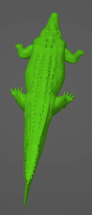 Cá sấu nhỏ có thể thay đổi kích thước từ Tinkercad