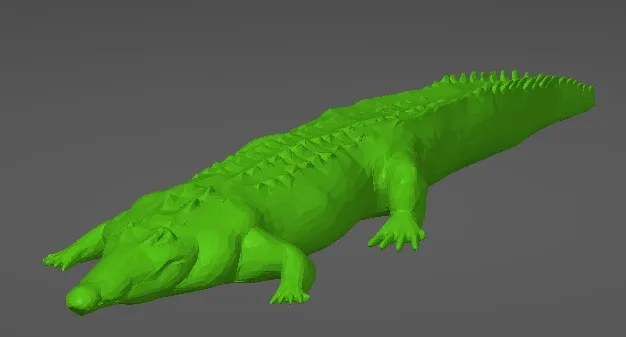 Cá sấu nhỏ có thể thay đổi kích thước từ Tinkercad