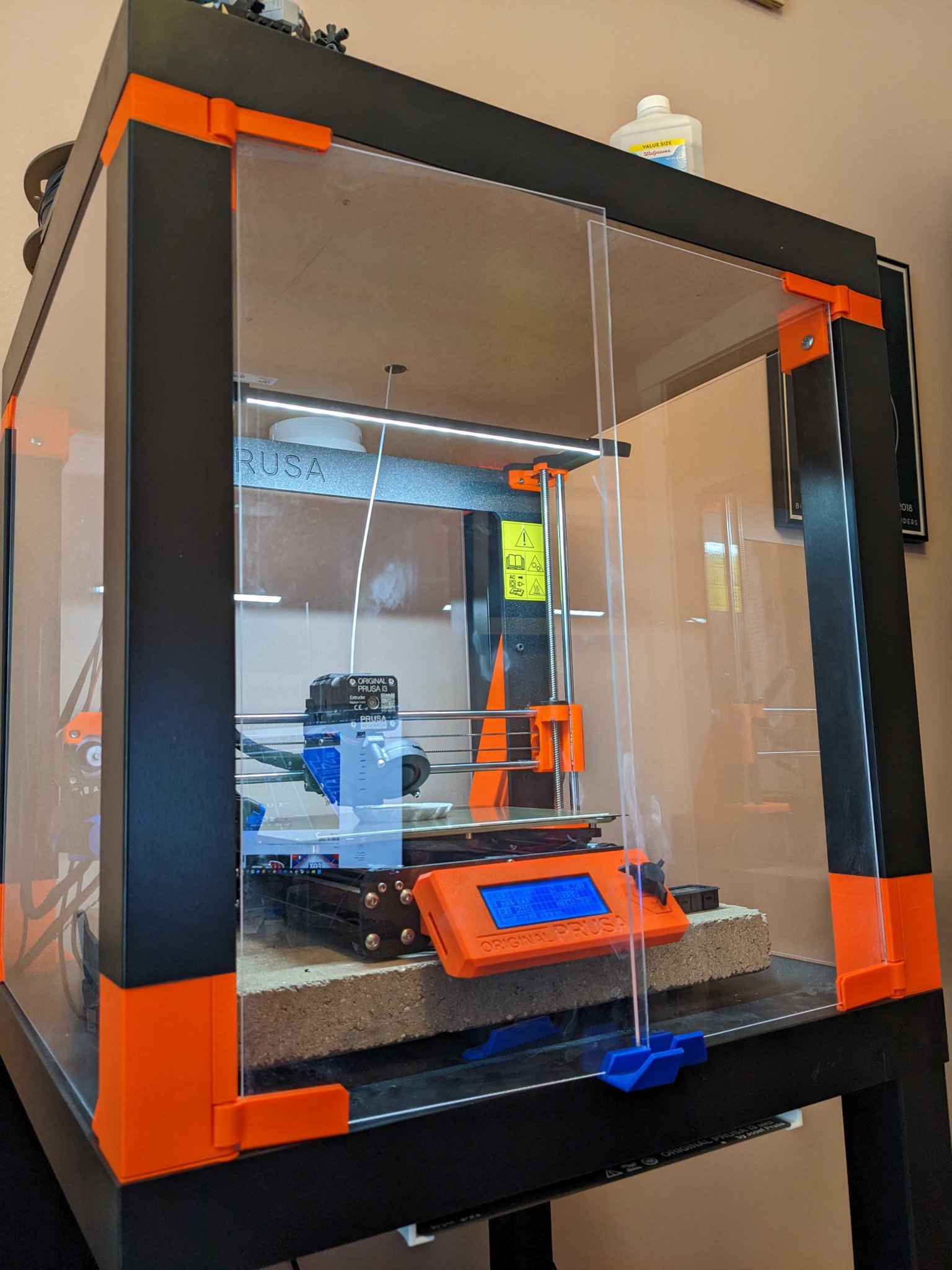 Giá đỡ góc dưới mở rộng cho Prusa Lack