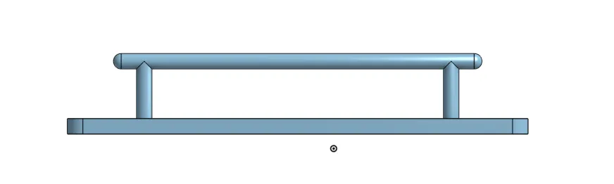 Rào cản nhỏ cho fingerboard với chân cao su