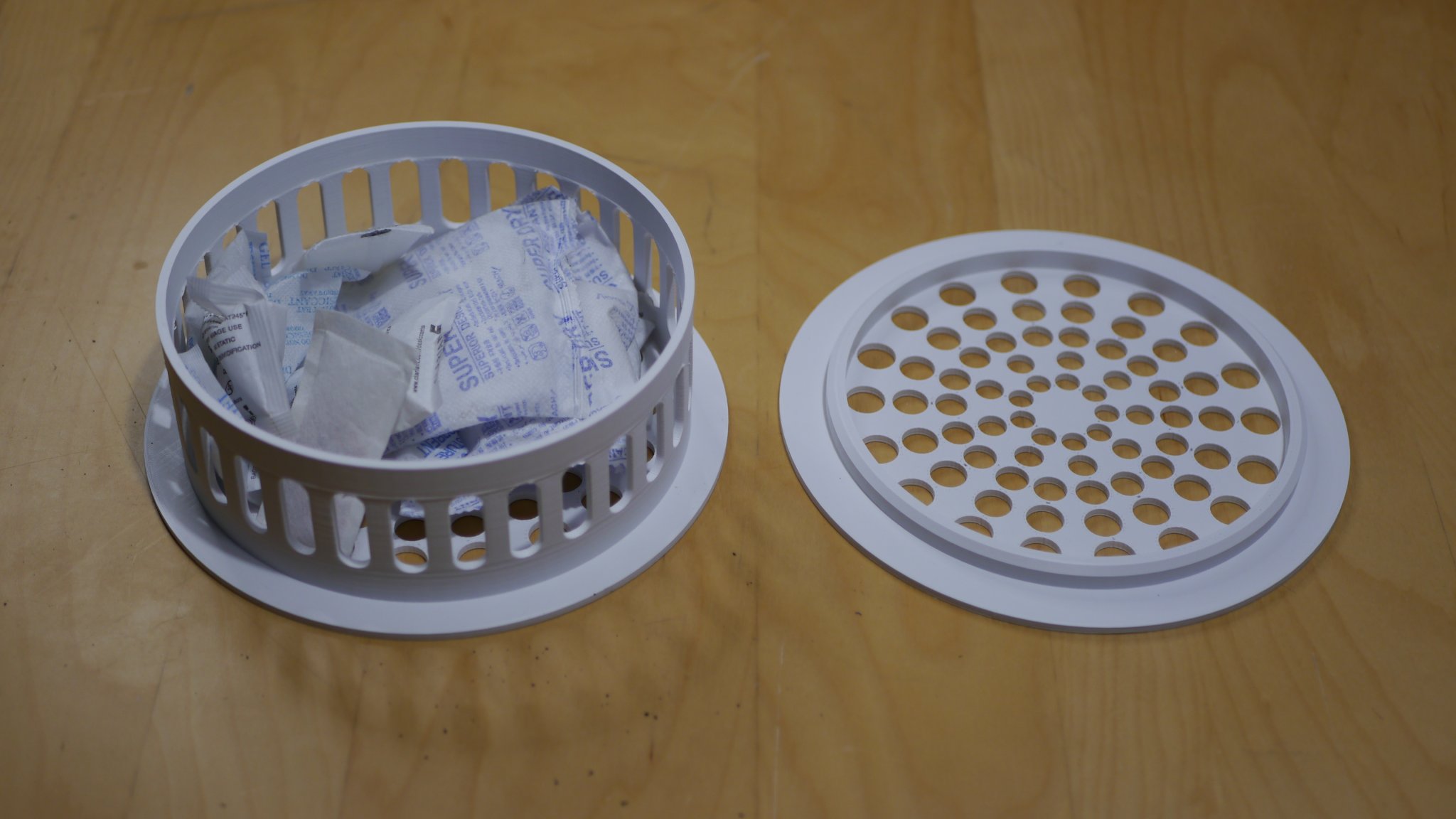 Bình chứa desiccant hình cuộn cho máy sấy filament