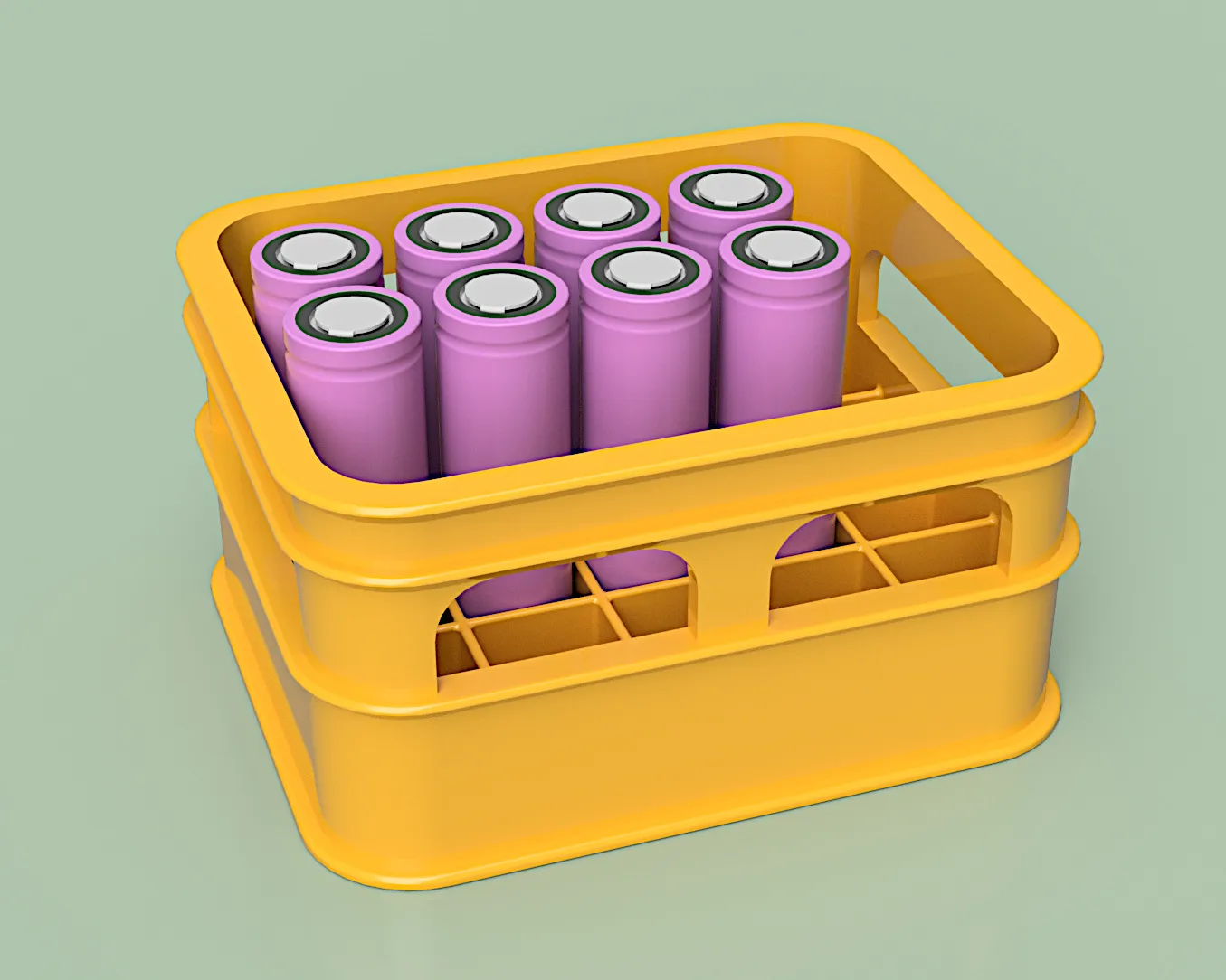 Giá đỡ pin 18650 kiểu thùng bia cho 20 cell