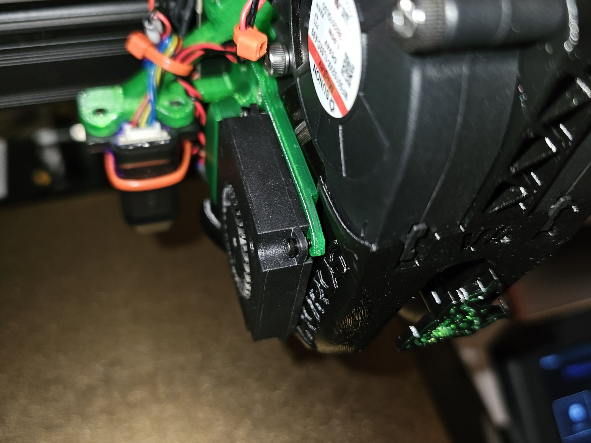 Nắp lưng extruder Sprite với 0 Y-Offset cho hotend 4010