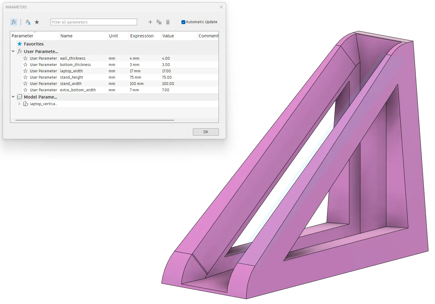 Giá đỡ laptop đứng thẳng tùy chỉnh cho LG Gram