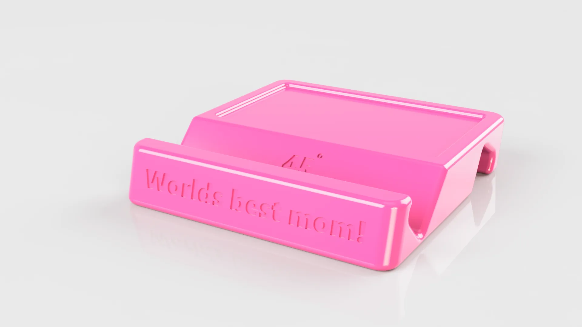 Giá đỡ điện thoại di động tối giản cho việc đọc trên bàn