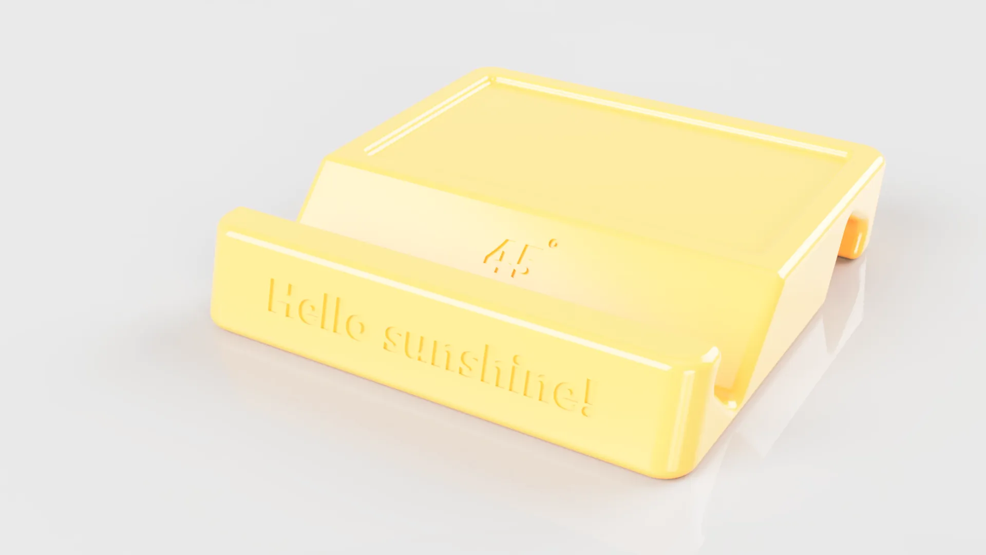 Giá đỡ điện thoại di động tối giản cho việc đọc trên bàn