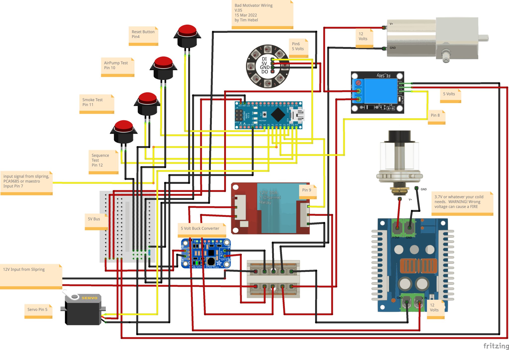 R5-D4 với động cơ xấu và hiệu ứng khói ánh sáng