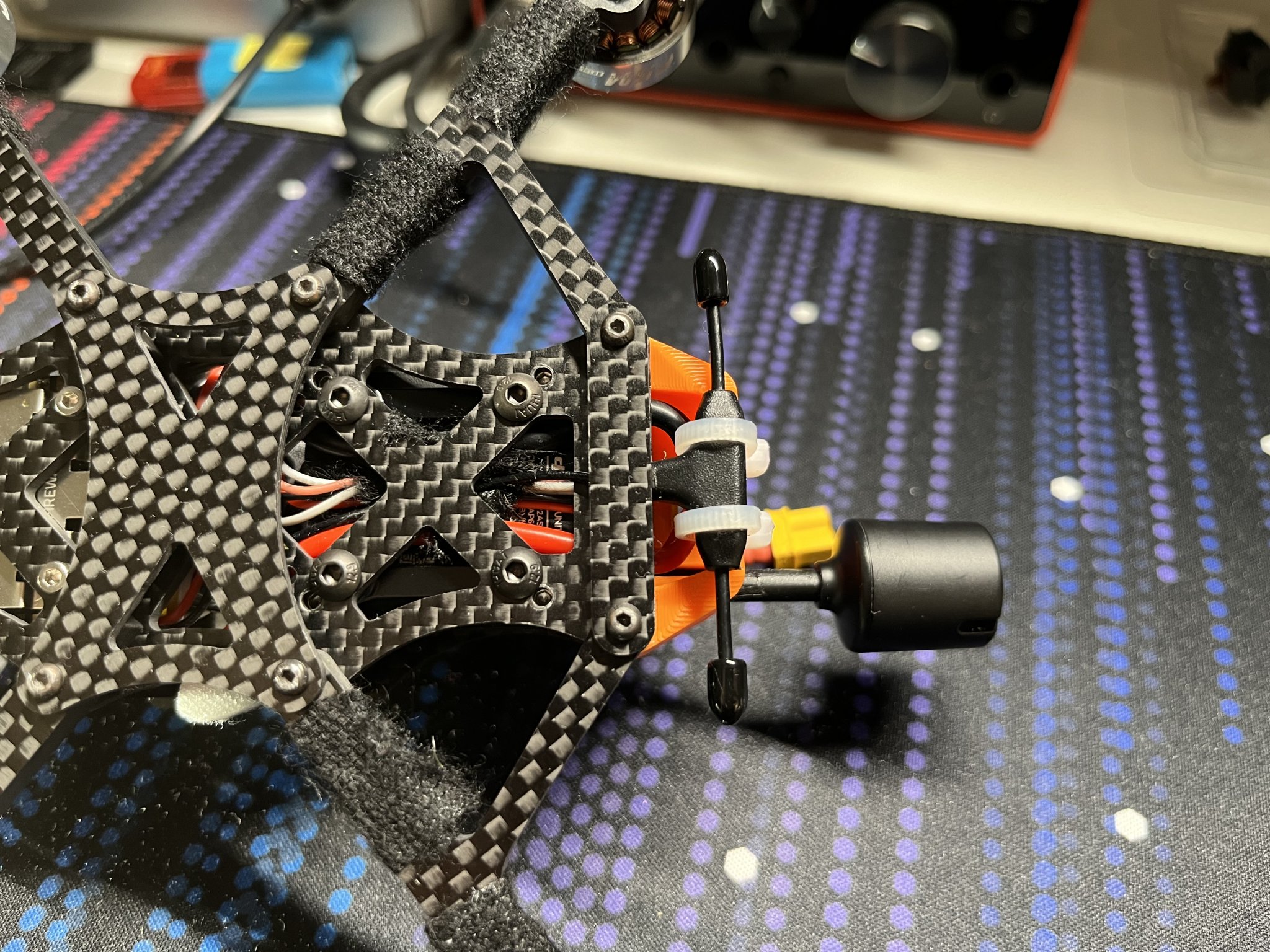 Giá đỡ anten O3 và ELRS với gắn cứng XT30 cho AOS 3.5