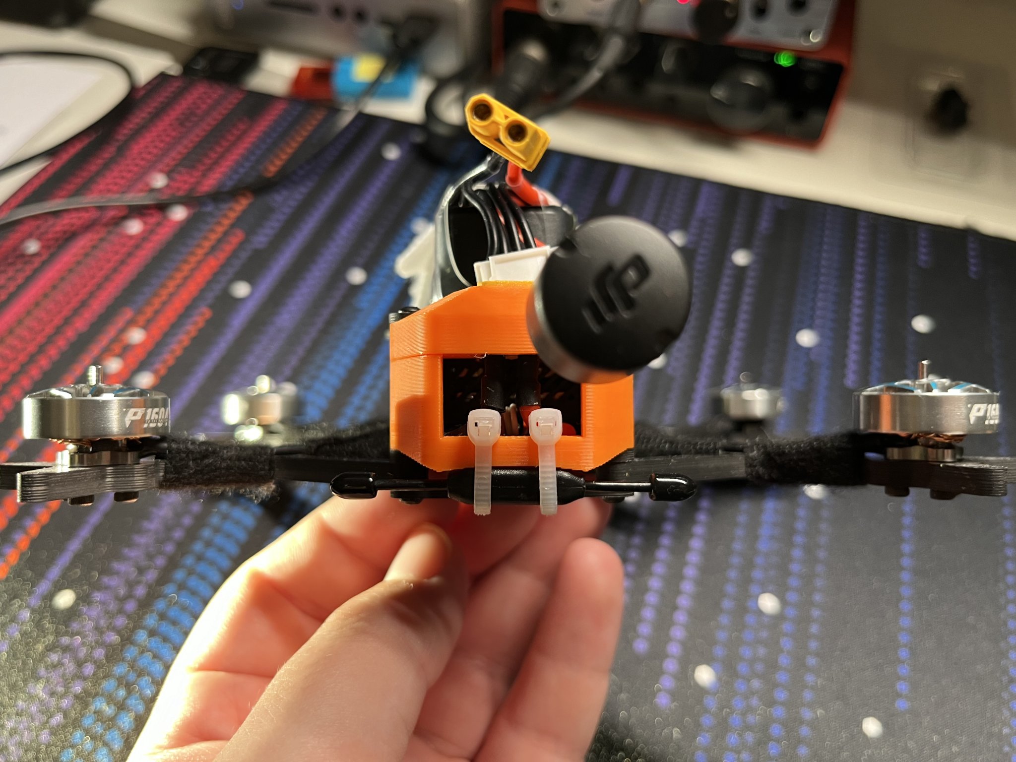 Giá đỡ anten O3 và ELRS với gắn cứng XT30 cho AOS 3.5