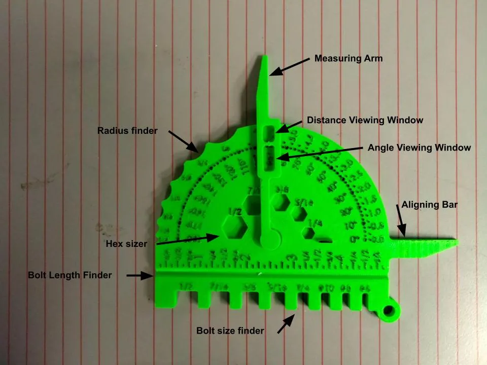 Công cụ đo lường đa năng 6 trong 1