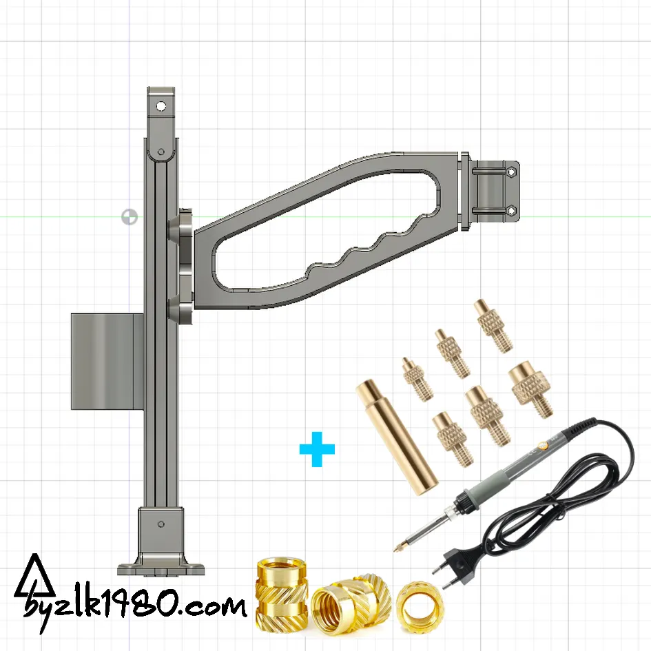 Máy ép nhiệt tự chế để lắp đặt insert trong in 3D