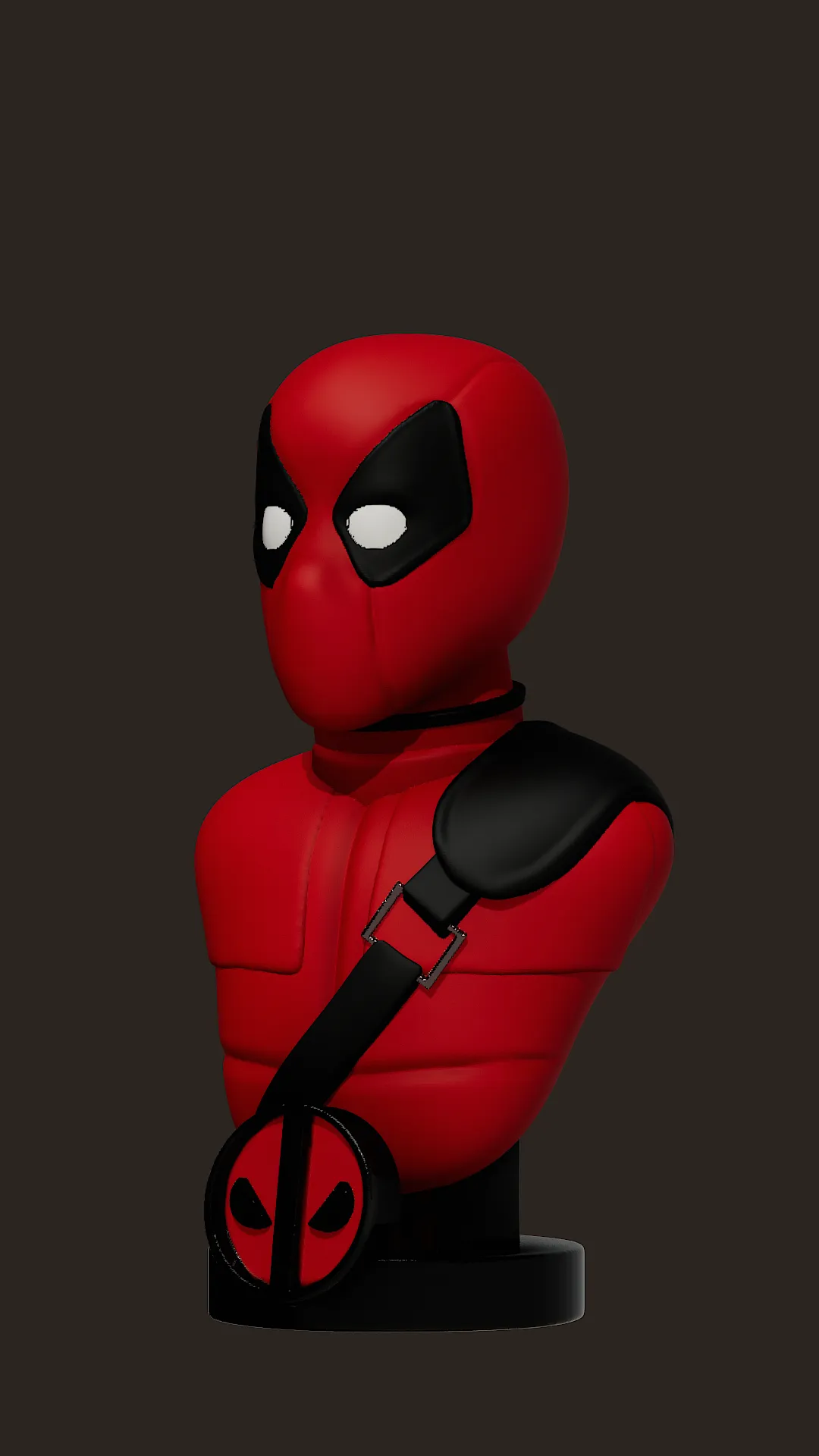 Tượng bán thân Deadpool chi tiết từ Nomad Sculpt