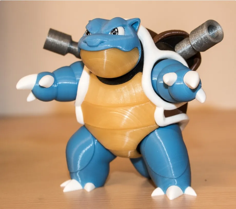 Mô hình Pokémon Tortank (Blastoise) chi tiết 3D