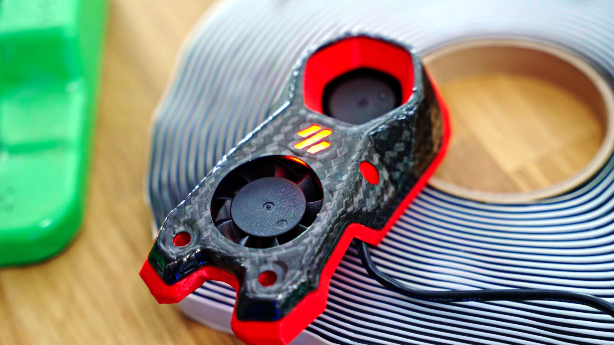 Nắp carbon cho máy in Voron Stealthburner