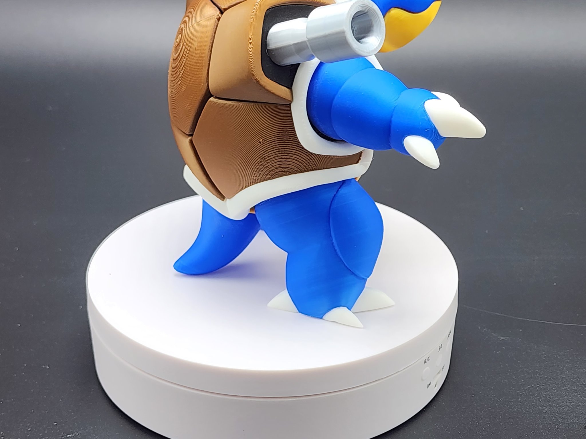 Mô hình Tortank (Blastoise) 3MF phân loại theo màu sắc