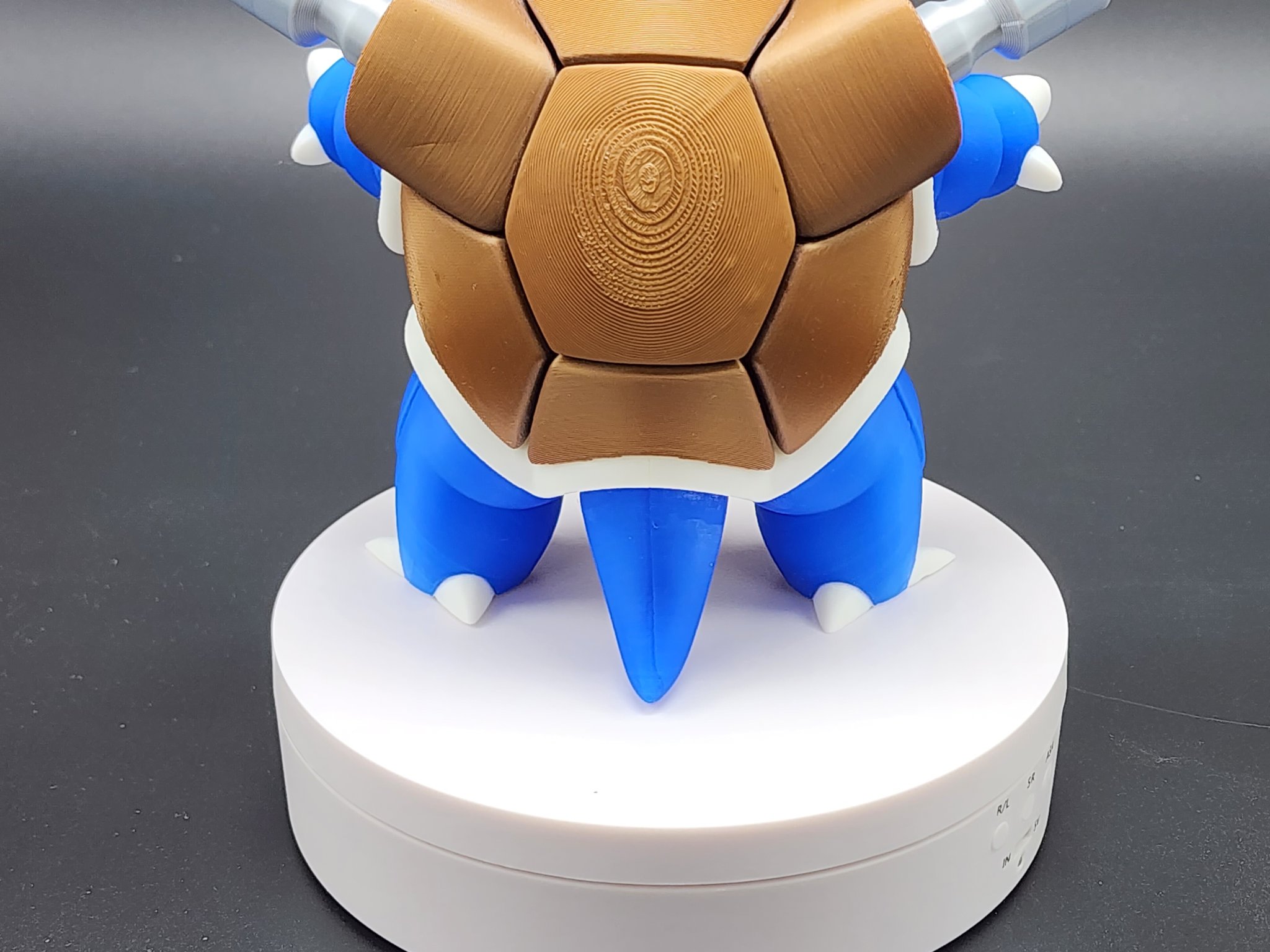 Mô hình Tortank (Blastoise) 3MF phân loại theo màu sắc