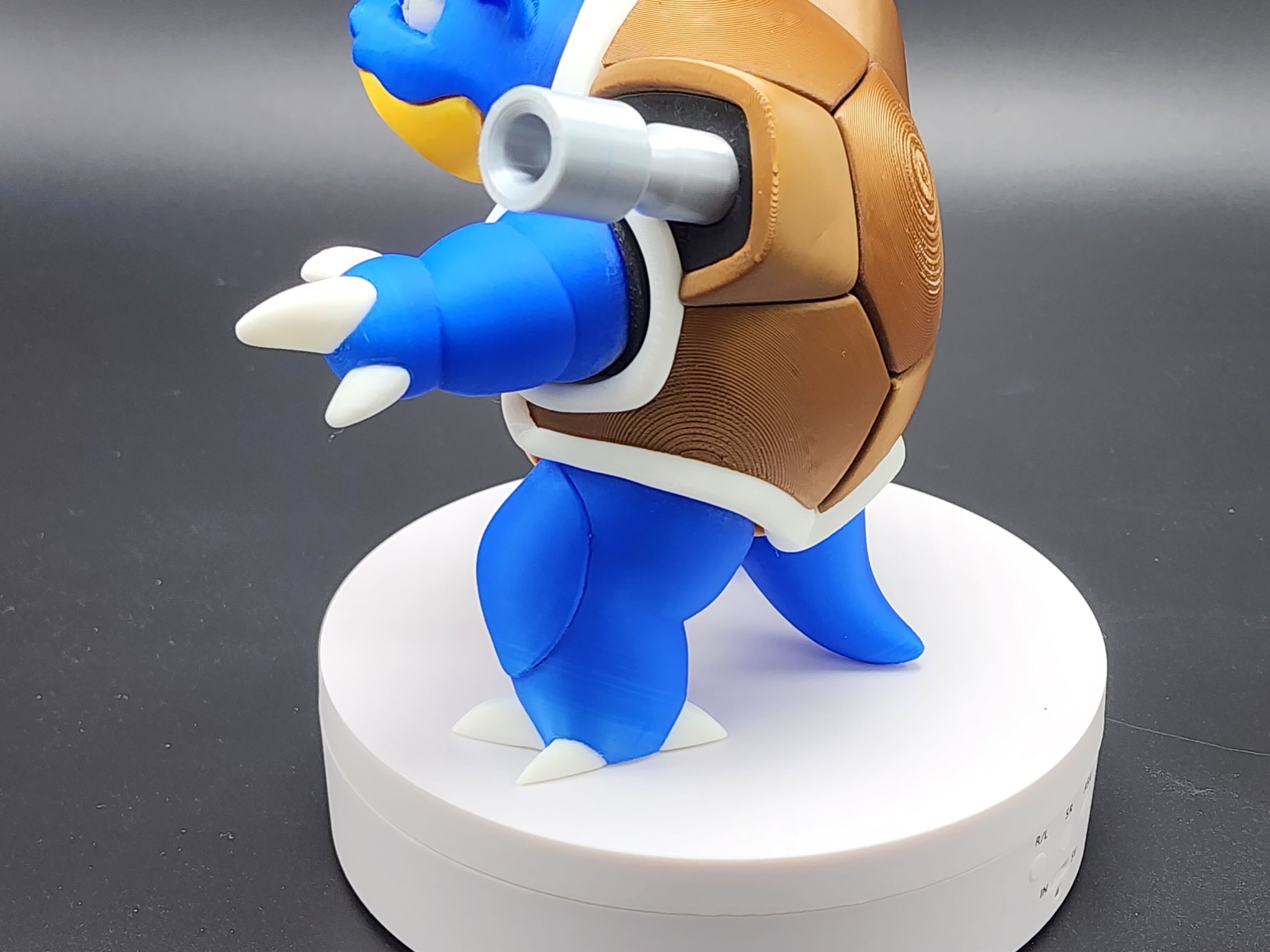 Mô hình Tortank (Blastoise) 3MF phân loại theo màu sắc