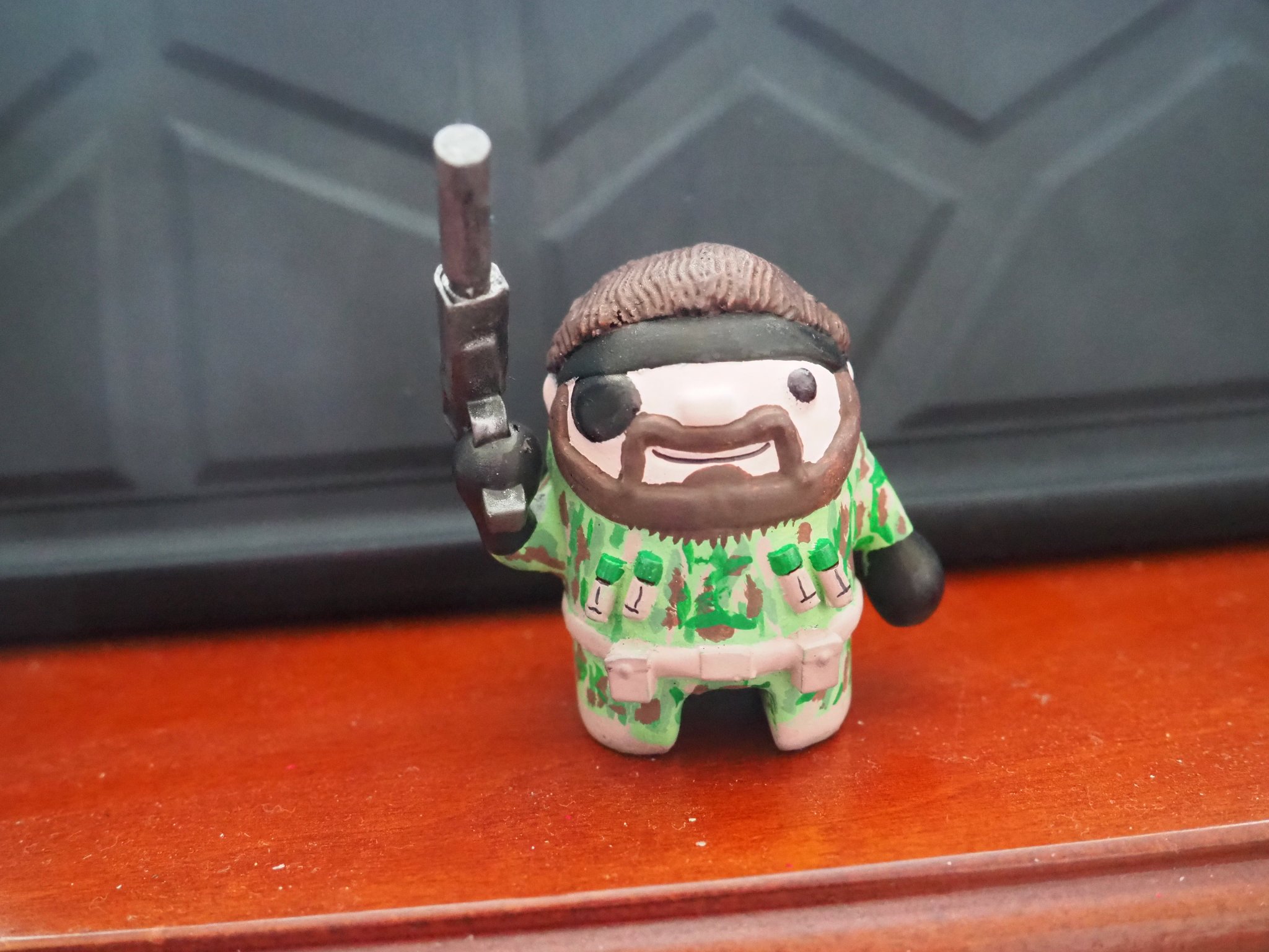 Nhân vật Solid Snake trong Metal Gear Solid theo phong cách fan art