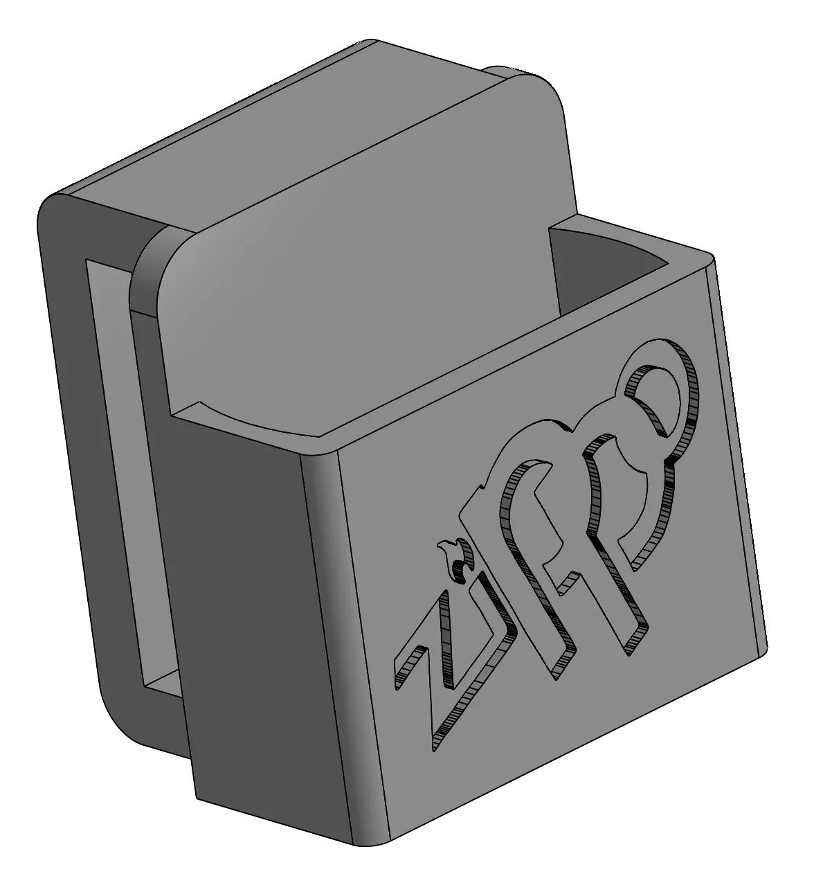 Giá đỡ bật lửa Zippo với tùy chọn gắn thắt lưng