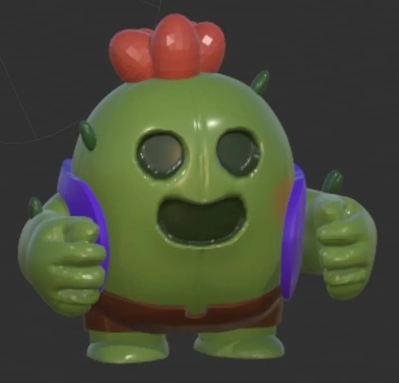 Nhân vật Spike trong trò chơi Brawl Stars