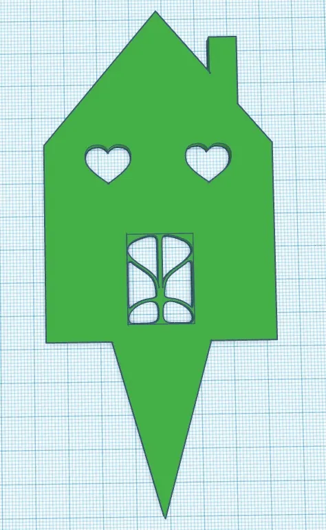 Chậu hoa hình ngôi nhà độc đáo 3D