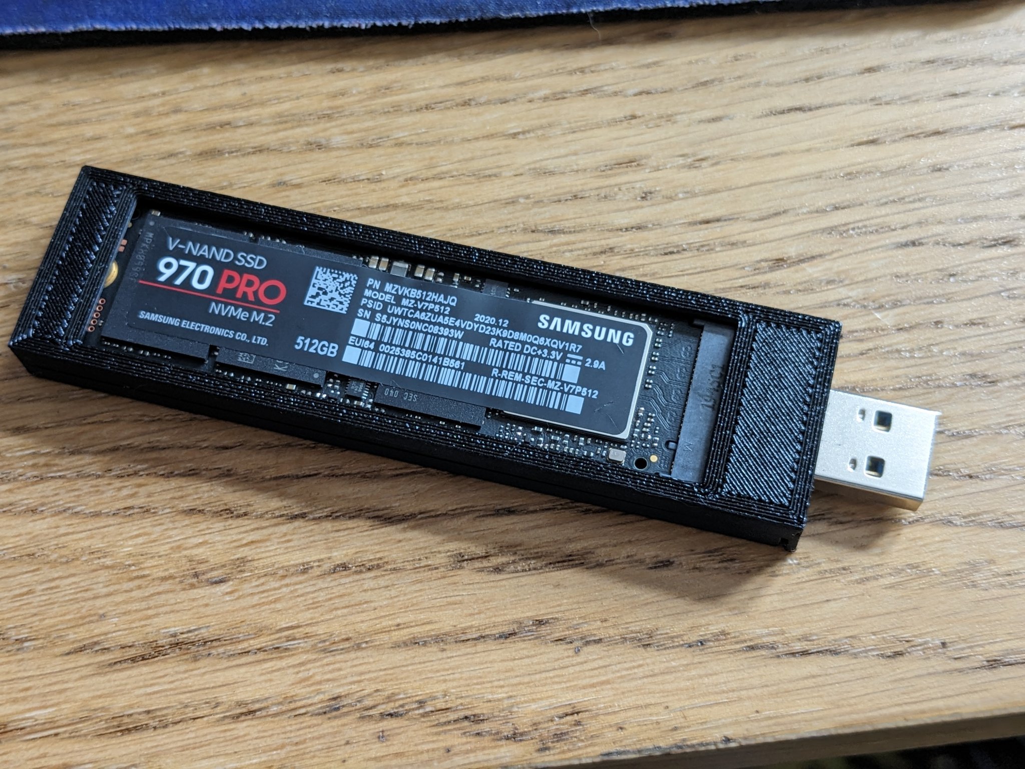 Vỏ bọc cho bộ chuyển đổi USB sang M.2 NVME SSD (cập nhật với...