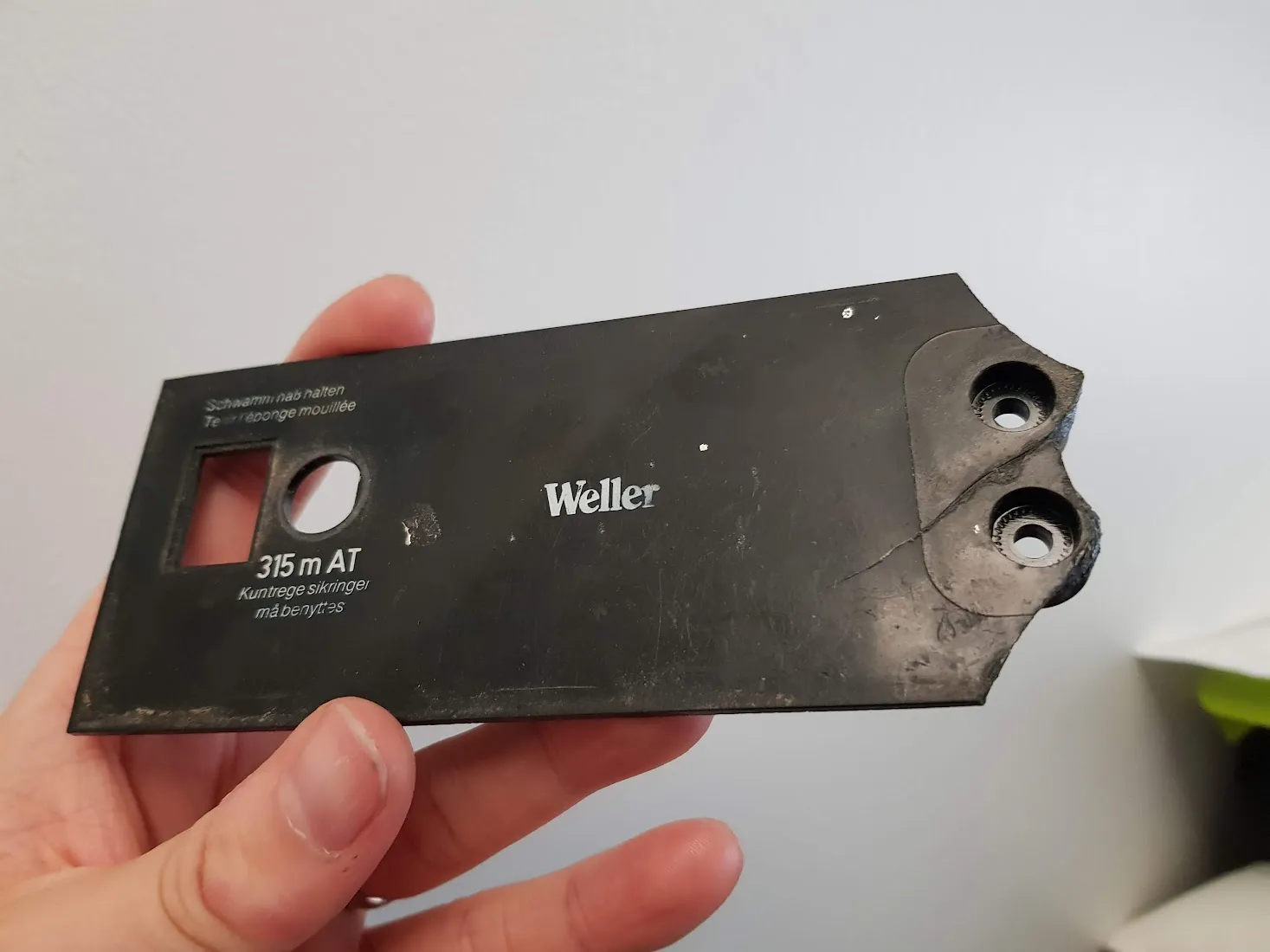 Bảng điều khiển trước cho trạm hàn Weller WTCP Magnastat