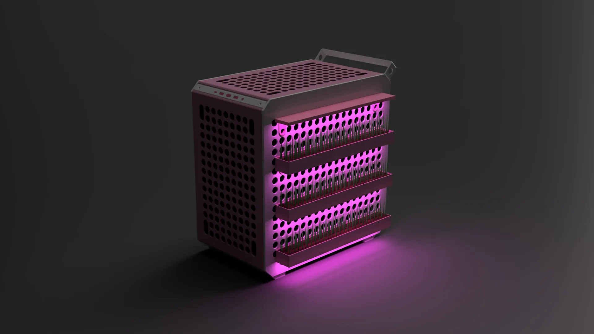 Cỏ dinh dưỡng cho mèo - Chậu cây cho CM Qube 500