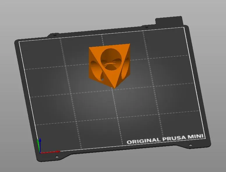 Cái bẫy hình chóp với đồng xu đứng