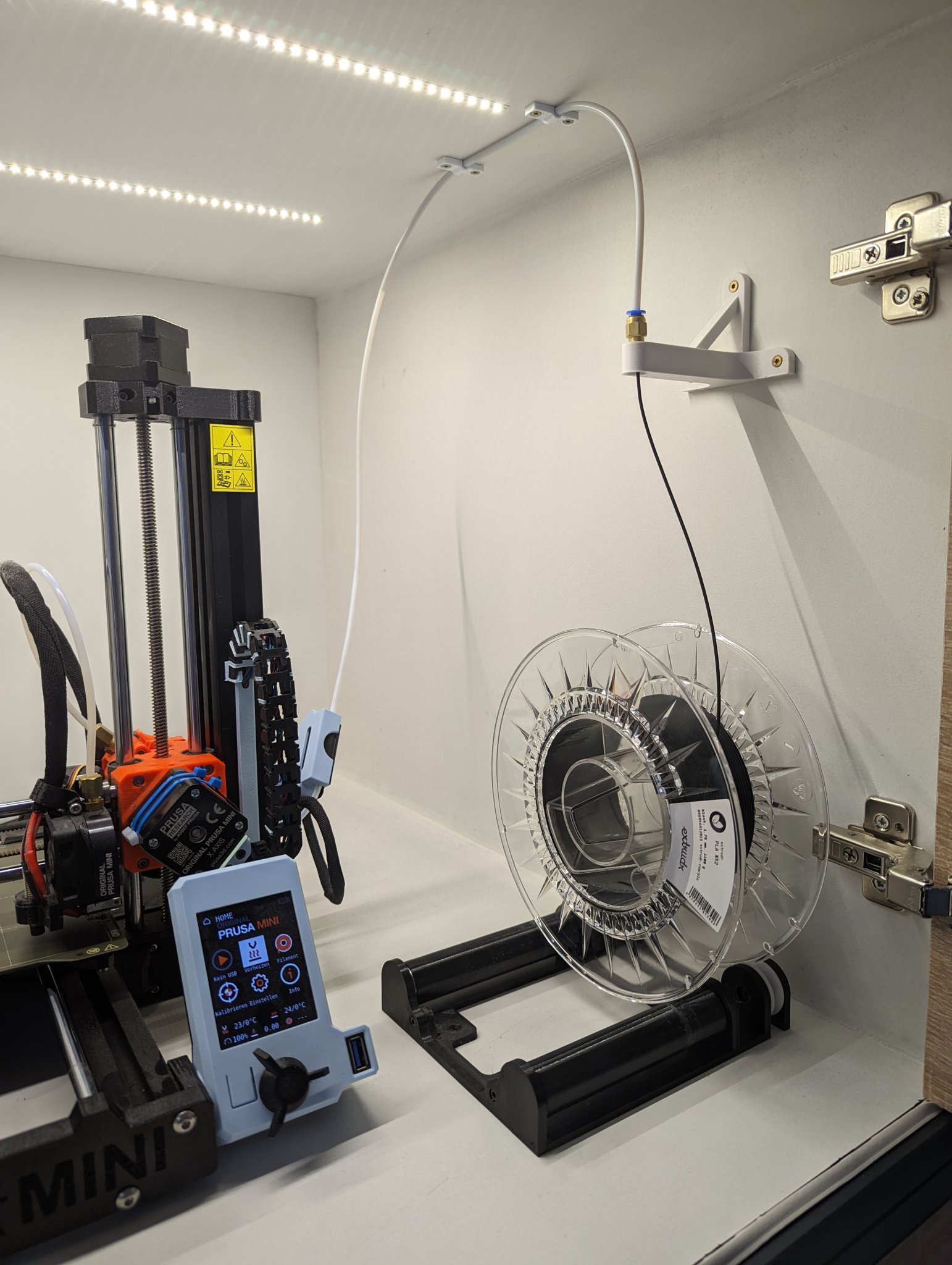 Giá đỡ ống PTFE cho vị trí nhập filament trên tường