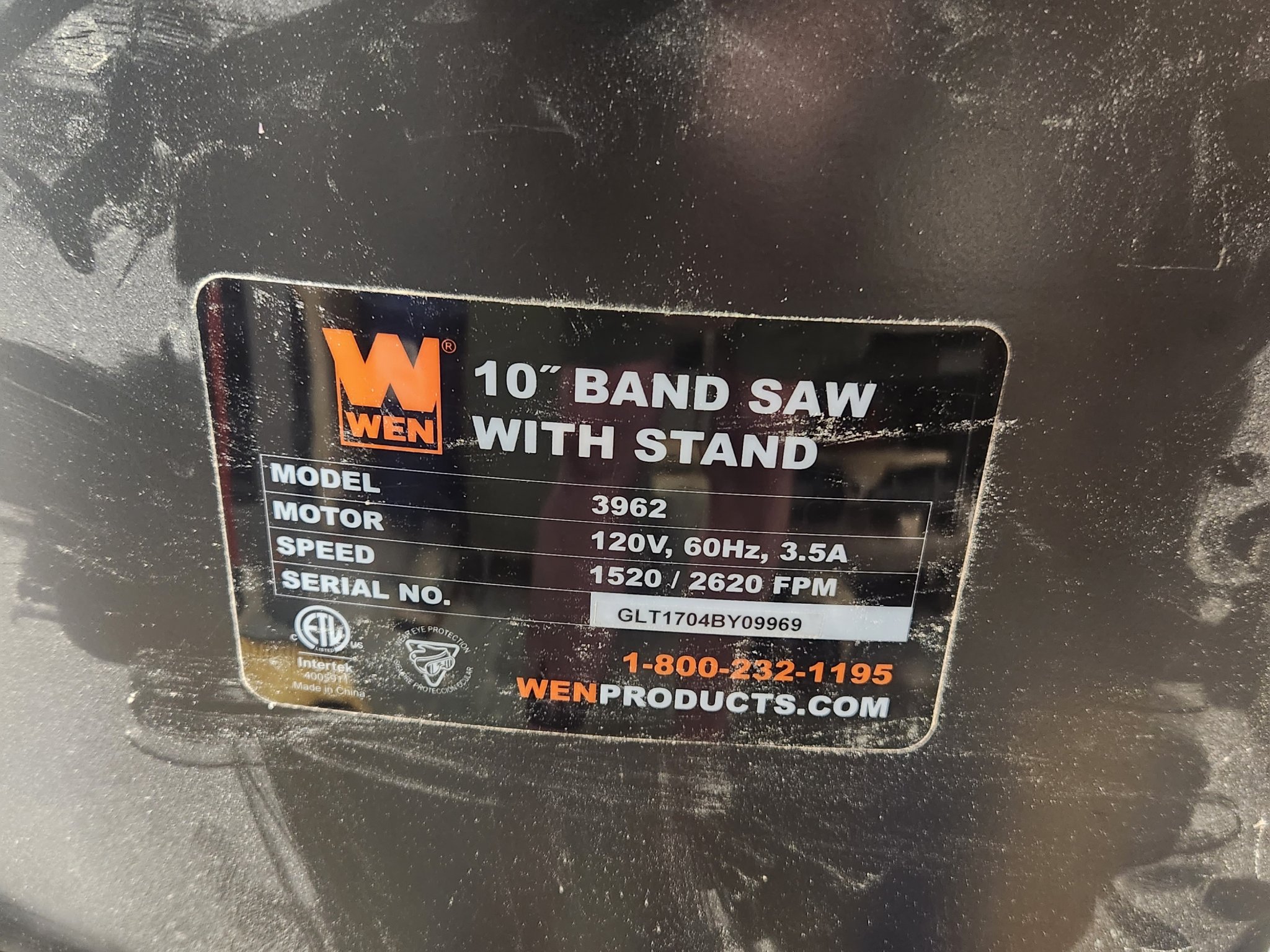 Bảng chèn thay thế cho máy cưa băng WEN 10" Model 3962