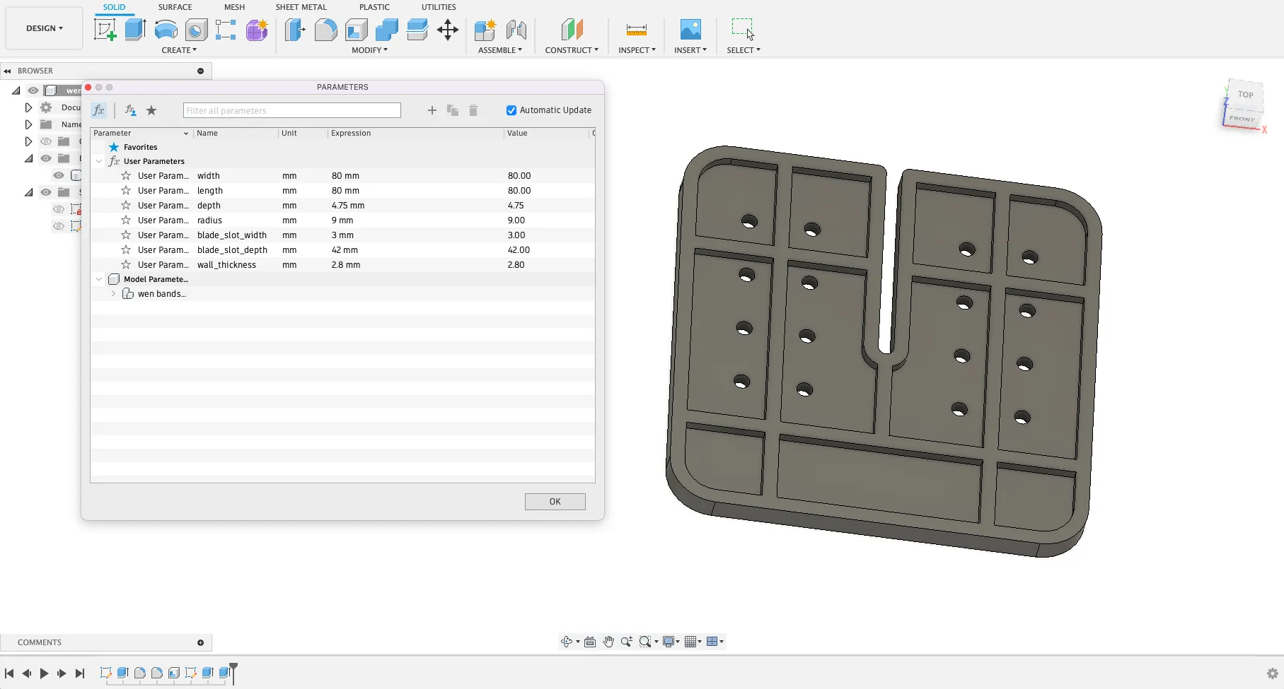 Bảng chèn thay thế cho máy cưa băng WEN 10" Model 3962