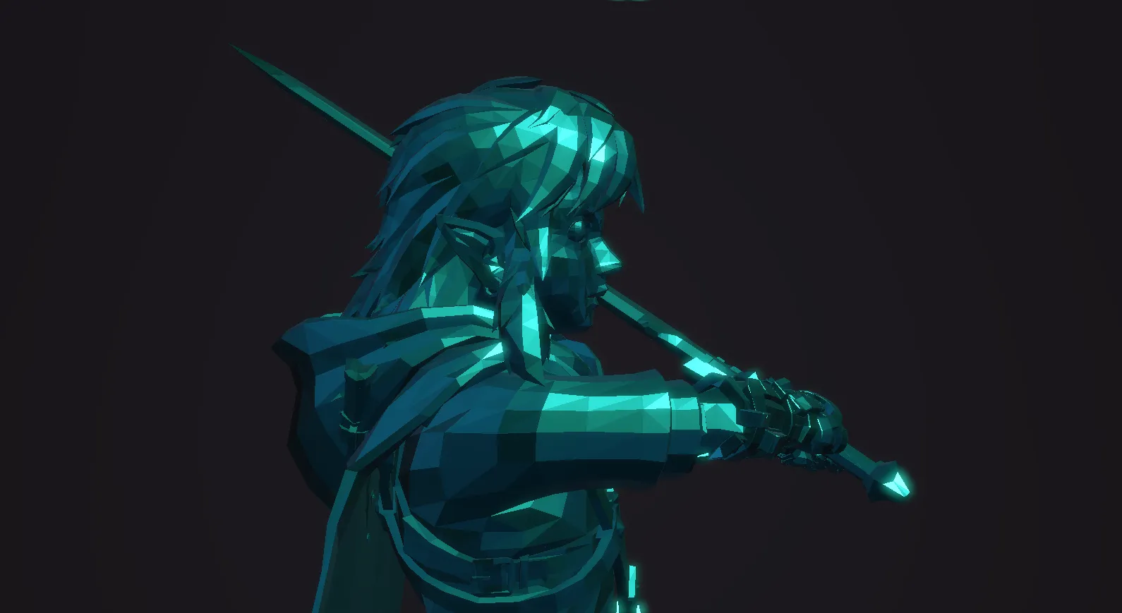 Mô hình nhân vật Link trong Tears of the Kingdom